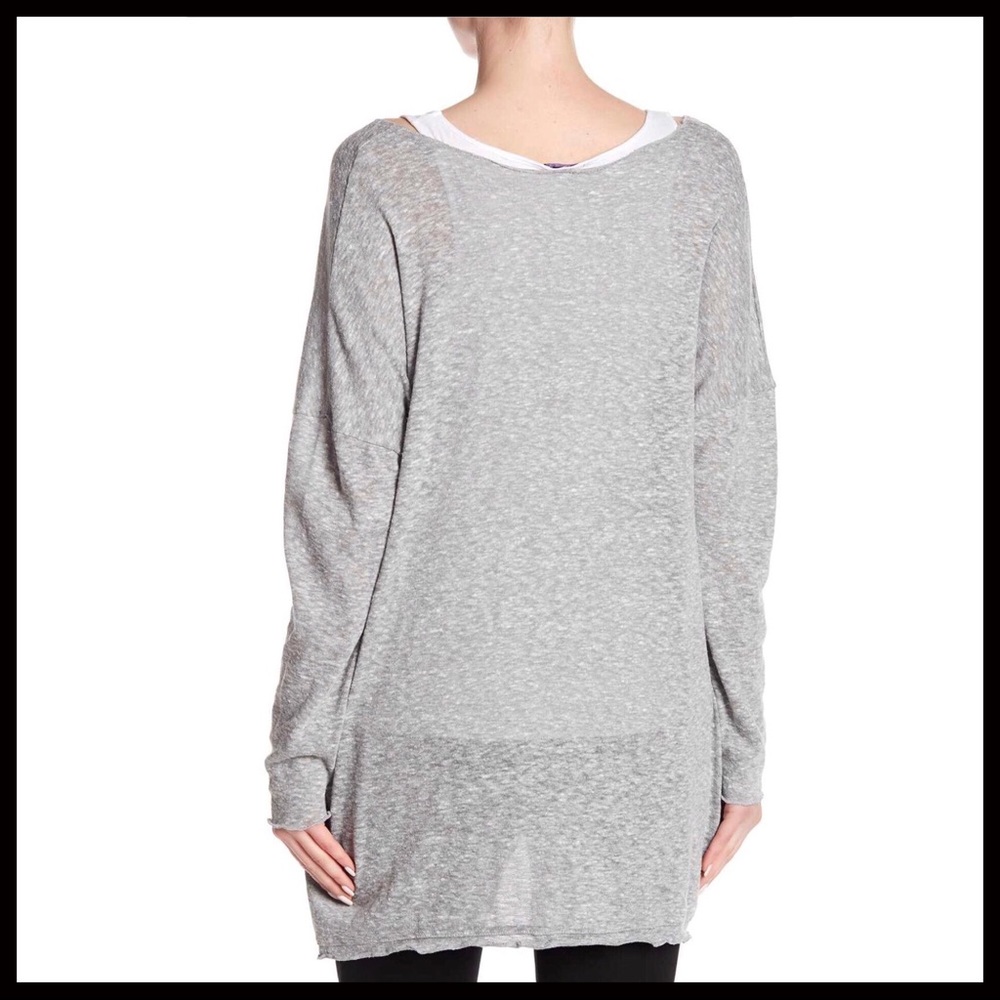 OLIVIA SKY LAYERED TANK TUNIC LIGHTWEIGHT KNIT TOP - Picture 4 of 8